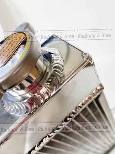 Aluminum Radiator For 1987-2006 Yamaha BANSHEE YFZ350 1988 1989 03 Polished ATV - Picture 8 of 13