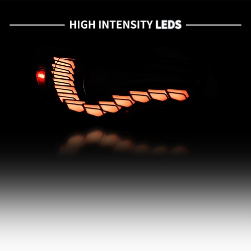 Pair LED Smoke Tail Lights For 2013-2020 Subaru BRZ Toyota 86 13-16 Scion FR-S - Picture 7 of 12