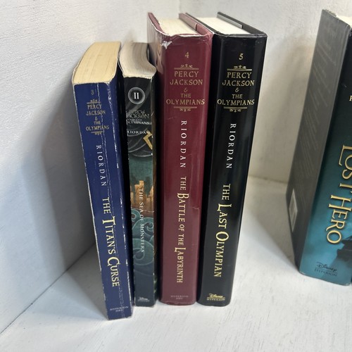Rick Riordan Lot Of 12 Books: Percy Jackson Magnus Chase Heroes Of Olympus *Read - Picture 2 of 6