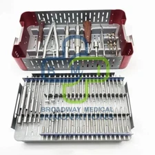 Broken Screw Extractor Set 53 PCS Surgical Screw Removal Orthopedic Instruments