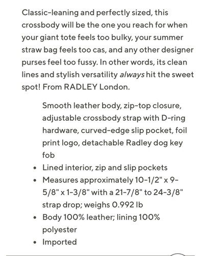 Radley London Pockets 2.0 Ziptop Crossbody Bag SWEET CORAL mit Staubbeutel A502820 - Bild 5 von 14