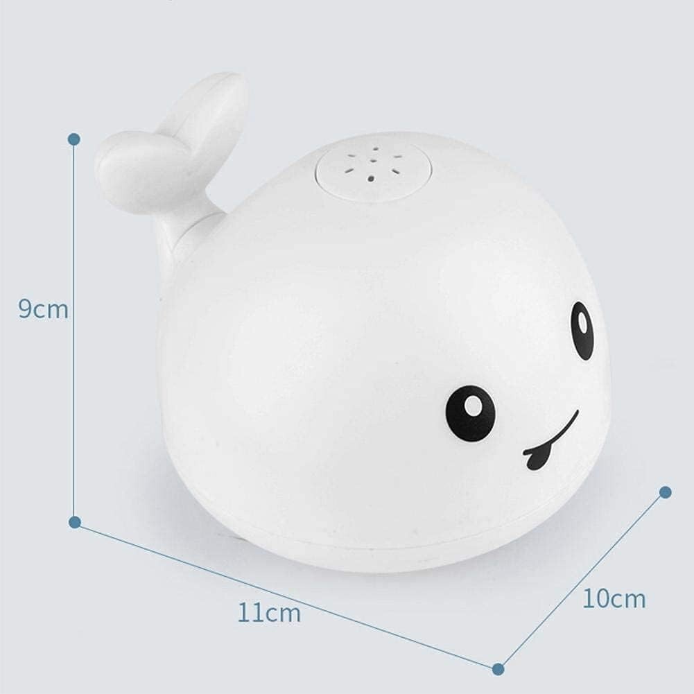 Baby Bath Whale Automatic Spray Water Toy Light up Bath Tub Toys for