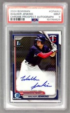 2024 Bowman Chrome Prospect Auto Walker Jenkins #CPA-WJ (AU, RC) PSA 9 MINT
