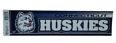 UConn Huskies Basketball Bumper Sticker 12'' x 3.'' New