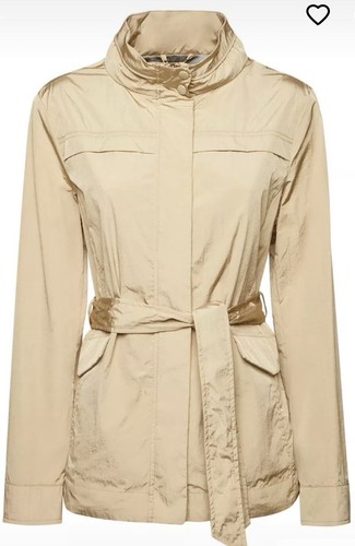 GEOX Beige Lightweight Jacket IT42 US6 UK 8  M Breathable BNWT Windproof  - Picture 5 of 11