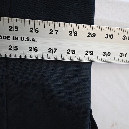 Vtg USA Made 58R Navy Blue Hopsack Wool Mens Blazer Sport Coat Jacket - Picture 20 of 24