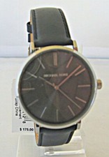 Michael Kors Men's Auden Navy Leather Watch - MK7148