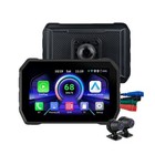 5" Motorcycle CarPlay Gps Display Android Auto Bluetooth Waterproof + Camera