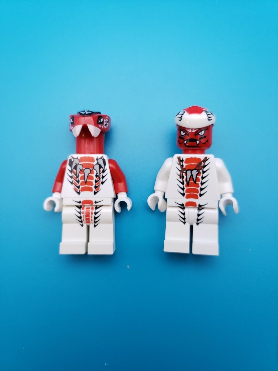 Lego Ninjago Lot of 2 Minifigures Snappa and Fang-Suei Snakes 9442