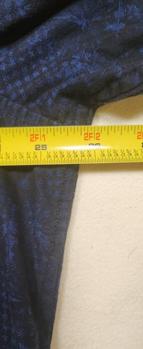 Camisa Robert Graham Hombres XL Floral Geométrica Puño Abatible Manga Larga Calce Clásico - Imagen 6 de 8