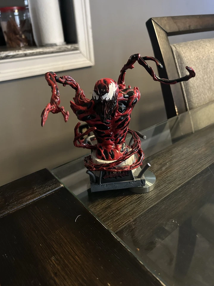 BUSTO ART ASYLUM ROGUE'S GALLERY MARVEL CARNAGE 6" - Imagem 4 de 4