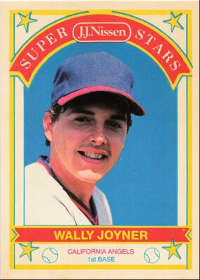 1989 J.J. Nissen Super Stars Wally Joyner California Angels #1