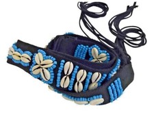Indian jewelry belt, belt made of shells hippie look, belt in Ibiza style