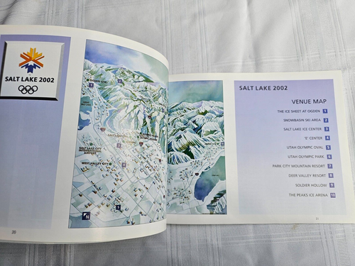 2002 Olympics Winter Games Salt Lake City Utah New Softcover Book - Picture 9 of 9