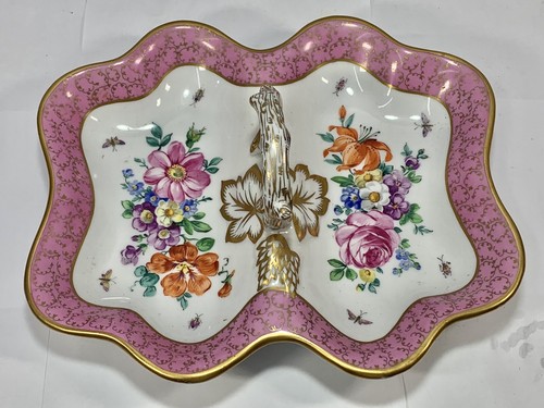 Antique KPM German Porcelain Hand painted Dish Tray Platter  - Picture 1 of 16