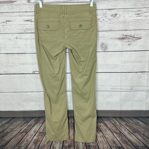 Prana Pants Womens 6 Tan Convertible Hiking Bootcut Stretch Outdoor Nylon - Picture 5 of 12
