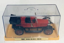 Ziss Euro Modell 65 NSU 8/24 1914 Audi Adler Benz Red With Case Made In Germany