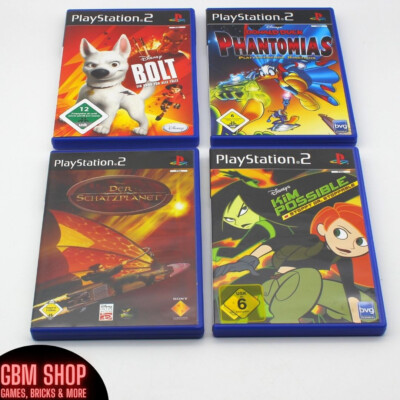 PS2 Spiel | 4x Disney | Kim Donald Duck Schatzplanet Bolt Hund | Playstation 2