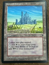 Ruins of Trokair - Magic the Gathering - Land - Fallen Empires - Mark Poole
