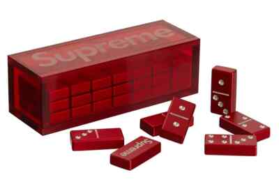 Supreme Aluminum Dominoes Set Red (FW22A16) New | eBay