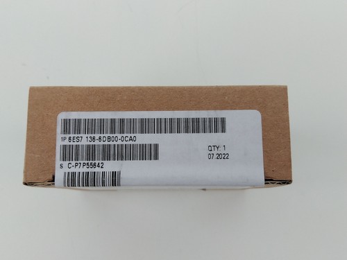 Siemens 6ES7136-6DB00-0CA0 SIMATIC DP, Digital Output Module ET 200SP Sealed - Picture 3 of 3