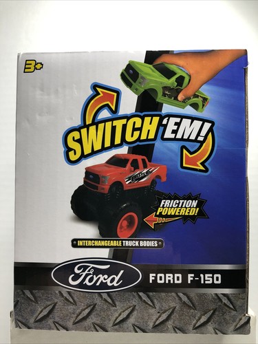Ford F-150 Friction Powered Interchangeable Black Monster Maniacs - Picture 5 of 7