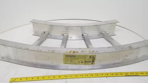 Cooper B-Line Ladder Cable Tray 4A-12-45HB24 hrz Bend 45deg 12"w 4"H 24radi Alum