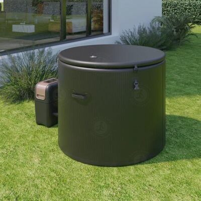 Inflatable Hot Tub Spa Portable Hot Tub with Insulated Cover For Cold Plunge Tub