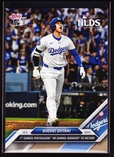 Shohei Ohtani Los Angeles Dodgers 1st Postseason HR 2024 Topps Now #801 Base