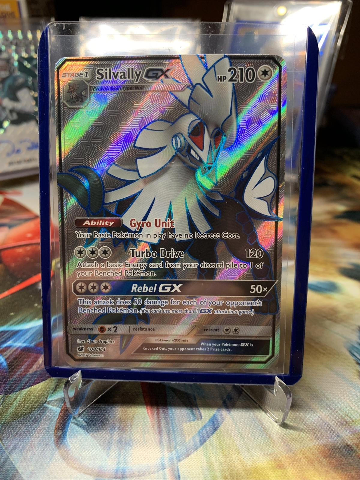 Silvally GX 108/111 Full Art Ultra Rare Crimson Invasion Pokemon Card