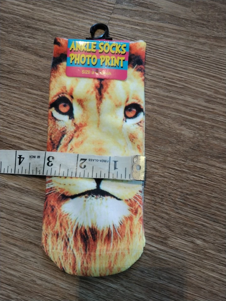 Par de calcetines para mujer The Lion Photo No Show talla Partido Patriota Conservador 4-10 nuevos Foto 4 de 4