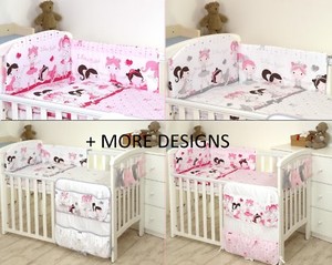 Ballerina Baby Bedding Set Fit Cot 120x60cm Or Cot Bed 140x70