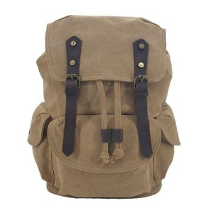 leather adventure backpack