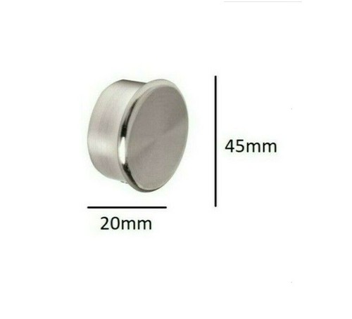 Speedy 35 mm 2er-Pack Gardinenstangen separat Ende Kappen Gardinenstange Finish - Bild 2 von 5