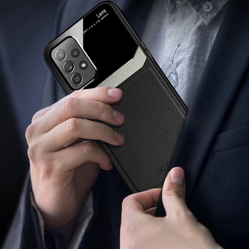 Hülle für Samsung S22 Ultra S21 FE A33 A53 A22 A32 Luxus Leder Slim Hybrid Cover - Picture 7 of 16