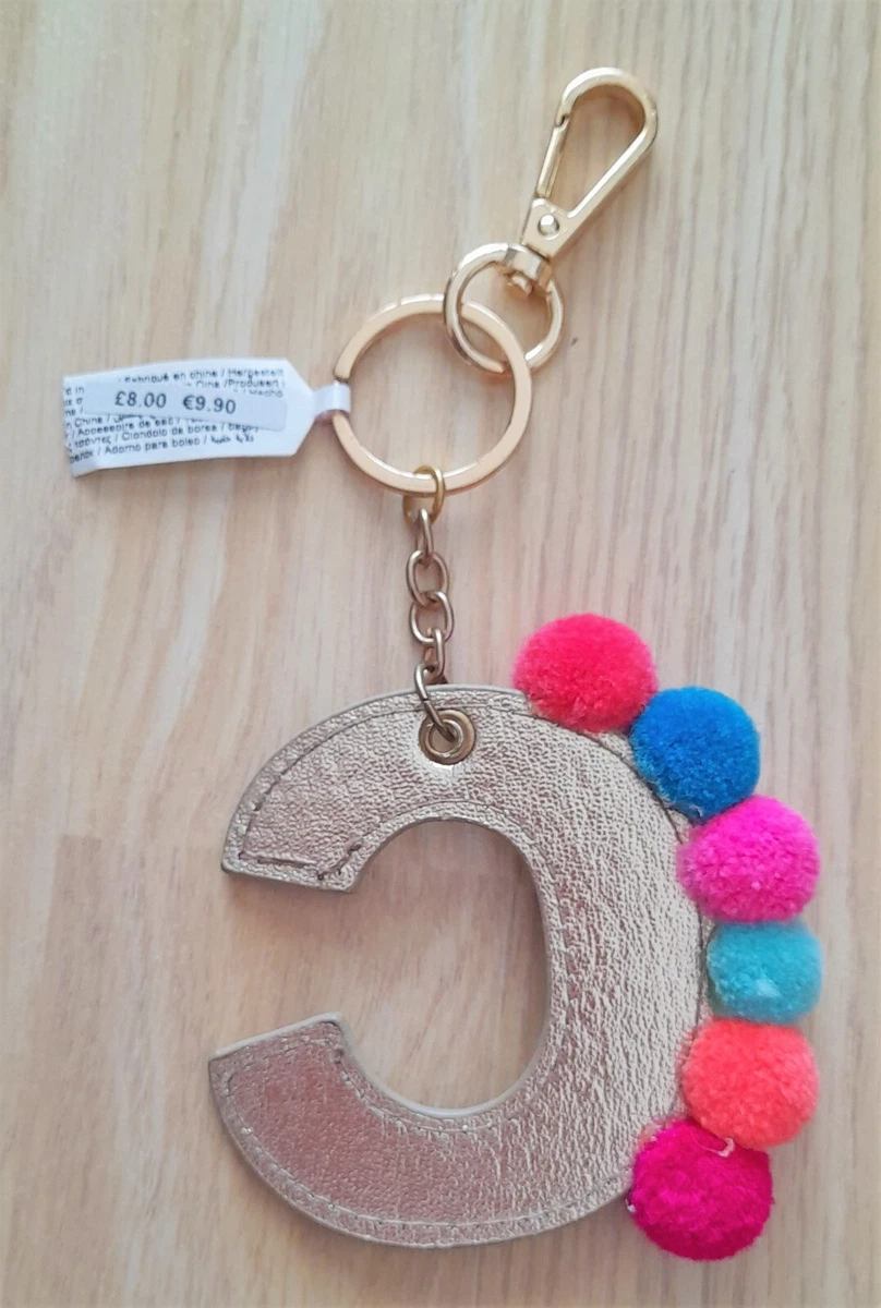 Letter cheap keyring accessorize