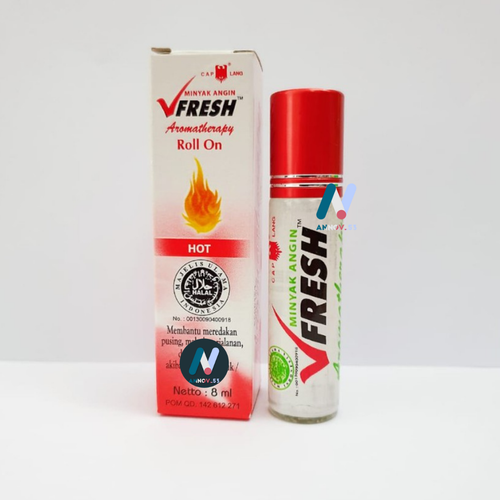 4X 8ml VFRESH Minyak Angin Strong Aromatherapy Essential Oil Roll On Nausea Cold - Picture 16 of 20