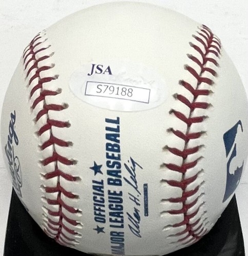 Virgil “Fire” Trucks Signed OML Baseball W/Inscrip No Hitter 5/15 & 8/25/52 JSA - Picture 3 of 5