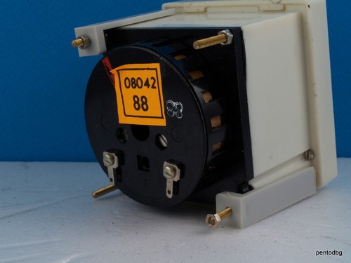 ANALOG PANEL VOLT METER 80x80 mm AC 0-500 2.5 % E21-1 BULGARIA NOS RARE - Picture 4 of 5