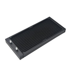 Radiatore 240mm alluminio - sistema raffreddamento acqua personal computer - spessore 27mm