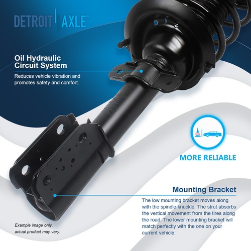 Front Rear Struts w/Coil Springs for Buick LaCrosse Chevrolet Impala Monte Carlo - Picture 9 of 9