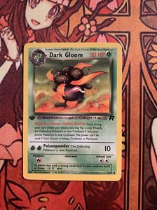 Dark Gloom - Team Rocket 36/82 -1st Edition NM Vintage Fast Shipping!