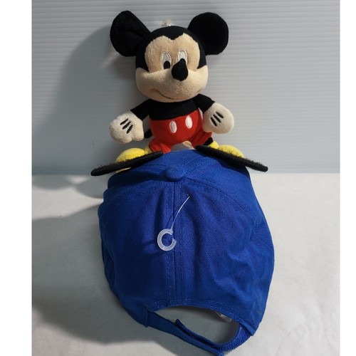 Mickey Mouse Baseball Cap Cartoon Character Blue Toddler Kid Plus Small Mickey - Picture 6 of 11