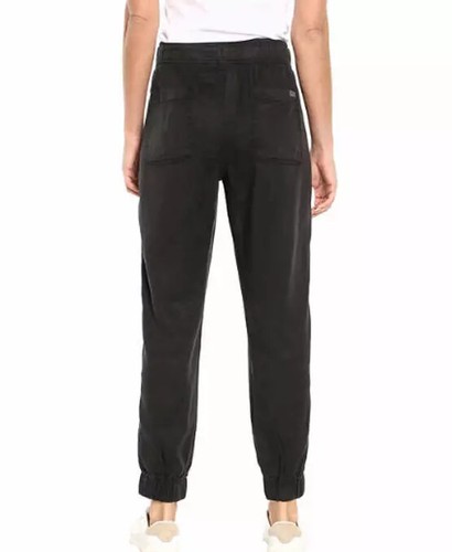 Jogger Orvis para mujer peso medio calce relajado Tencel negro, azul floral (palma) S, M - Imagen 4 de 7