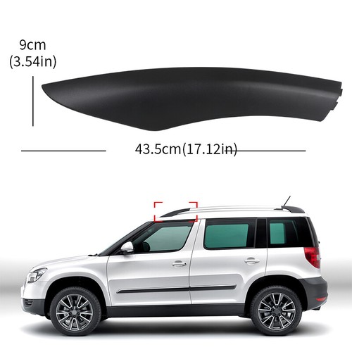 Dachgepäckträger Schiene Ende Abdeckung Vorne Links für Skoda Yeti SUV 09-18 DE - Bild 3 von 14