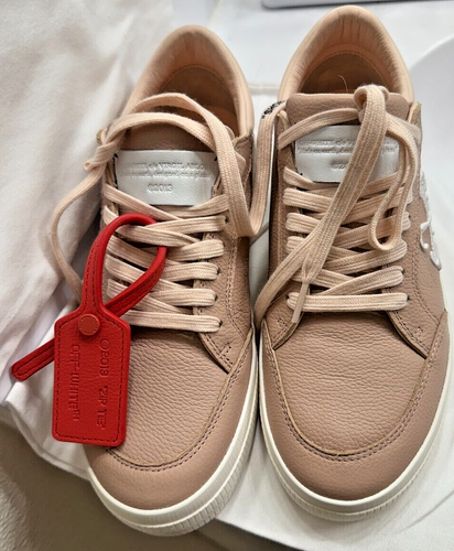 Off-White Low Vulcanized Leather Sneaker Beige/Weiß Gr. 39 - 100% Original - Bild 12 von 15