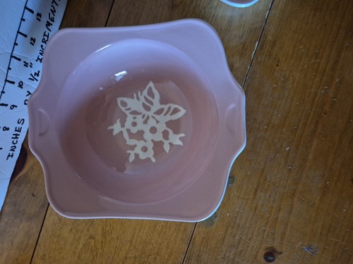 2 Vintage Cameoware Harker Pottery Pink/White 8.5" Serving Bowl & 7" Soup Bowl - Picture 2 of 12