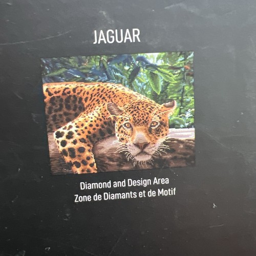 "Kit de arte de diamantes Make Market 16"" x 20"" jaguar gato animal salvaje selva" - Imagen 11 de 11