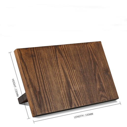 Premium Ash Wood Magnetic Knife Block Kitchen Knife Holder Chef Knife Storage - Picture 6 of 10