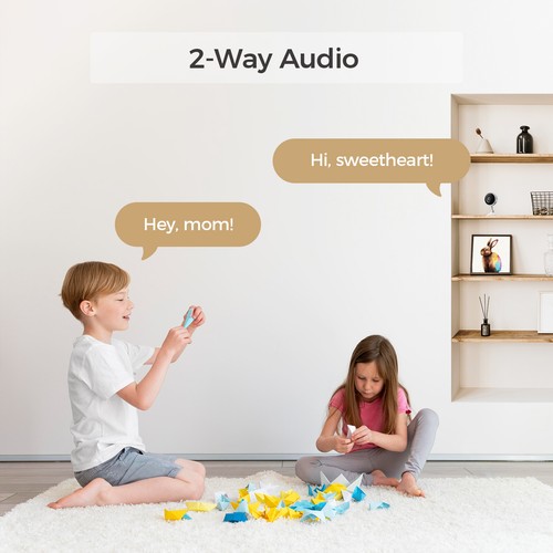ARPHA 2K Indoor Home Security Camera 2.4G WiFi Motion Detection Night Vision - Picture 7 of 8